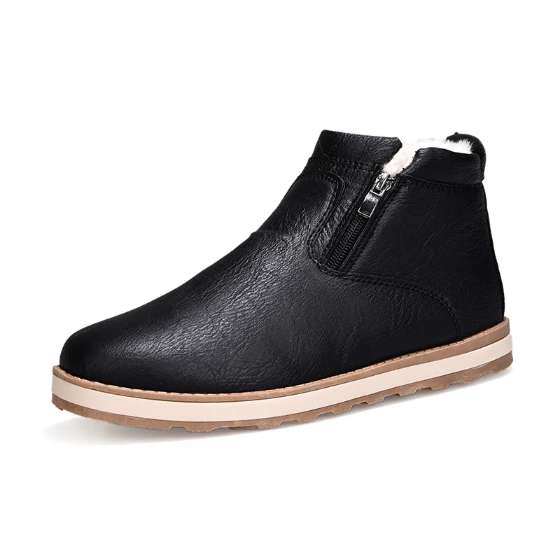 2022 New Style Men Leather Boots Black Fashion Plush Warm Winter Shoes Men Casual Snow Boots Botas Cowboy Boots Mens
2022 New Style Men Leather Boots Black Fashion Plush Warm Winter Shoes Men Casual Snow Boots Botas Cowboy Boots Mens