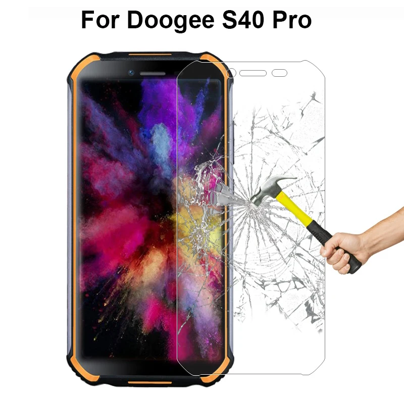 Защитное стекло для экрана Doogee S40 Lite, 9H 2,5D взрывозащищенная защитная пленка для телефона Pro On.