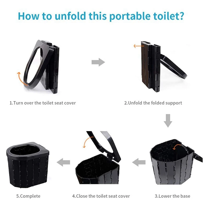 Portable Toilet Camping Toilet,Outdoor Camping Accessories,Folding Toilet Commode Car Toilet Travel Potty for Hiking
Portable Toilet Camping Toilet,Outdoor Camping Accessories,Folding Toilet Commode Car Toilet Travel Potty for Hiking