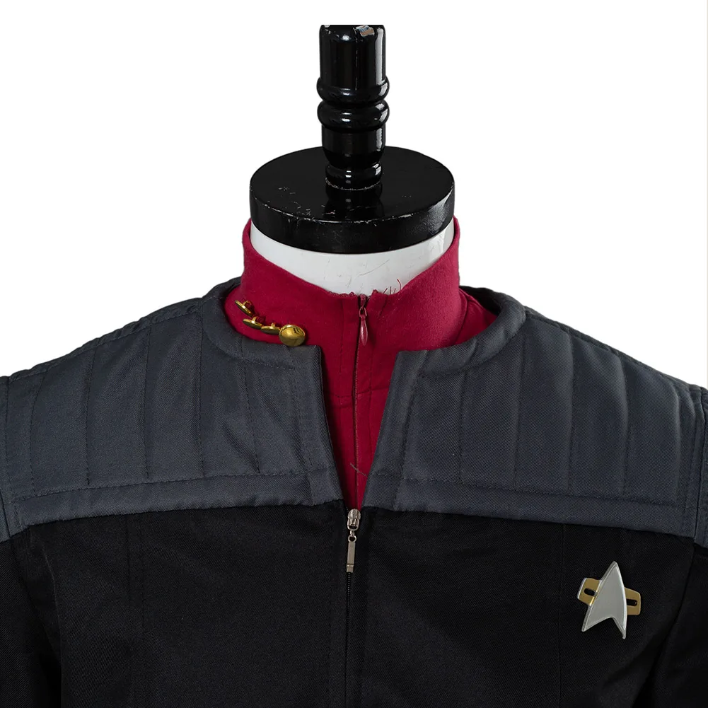 Костюм для косплея Star Trek NEM Униформа красный пиджак костюм взрослых карнавальный