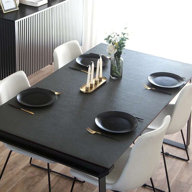 Solid Color PVC Leather Table Mat Home Decor Kitchen Coffee Tea Tablecloth Waterproof Oil-proof Non-slip Dining Table Mat Custom
Solid Color PVC Leather Table Mat Home Decor Kitchen Coffee Tea Tablecloth Waterproof Oil-proof Non-slip Dining Table Mat Custom