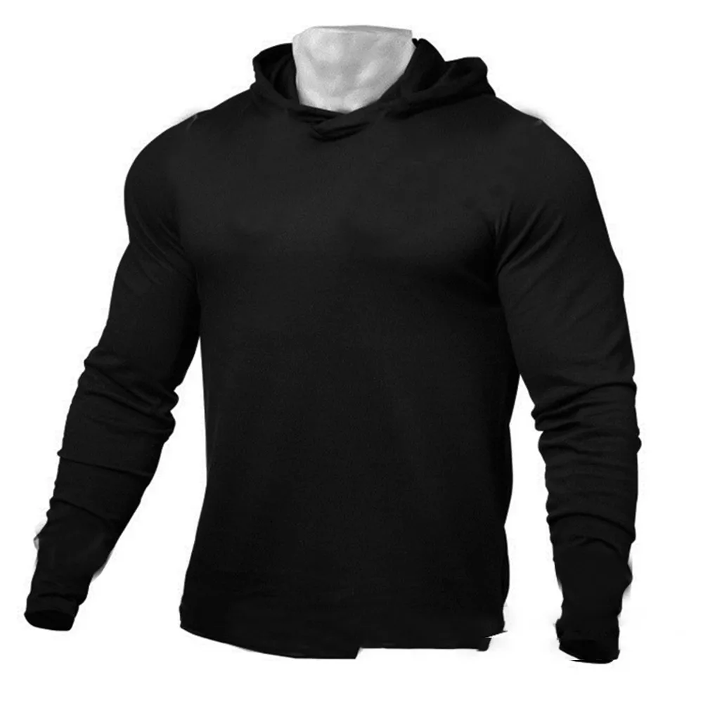 Men's Hoodies Sports Fitness T-Shirts Solid Color Pullovers Tight-Fitting Hooded Sweaters Pure Color Autumn Winter Sweatshirts
Men's Hoodies Sports Fitness T-Shirts Solid Color Pullovers Tight-Fitting Hooded Sweaters Pure Color Autumn Winter Sweatshirts