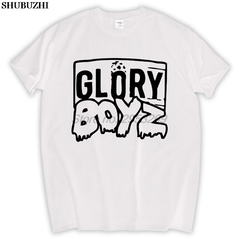 GLORY BOYZ хип хоп рэп музыка шеф KEEF Мужская хлопковая футболка sbz5287|Мужские футболки|