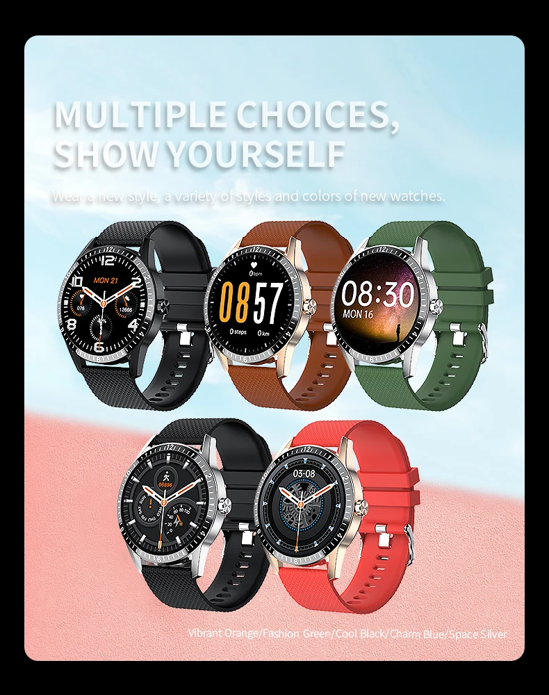 Смарт-часы Y20 мужские спортивные с поддержкой Bluetooth и Пульсометром | Электроника
