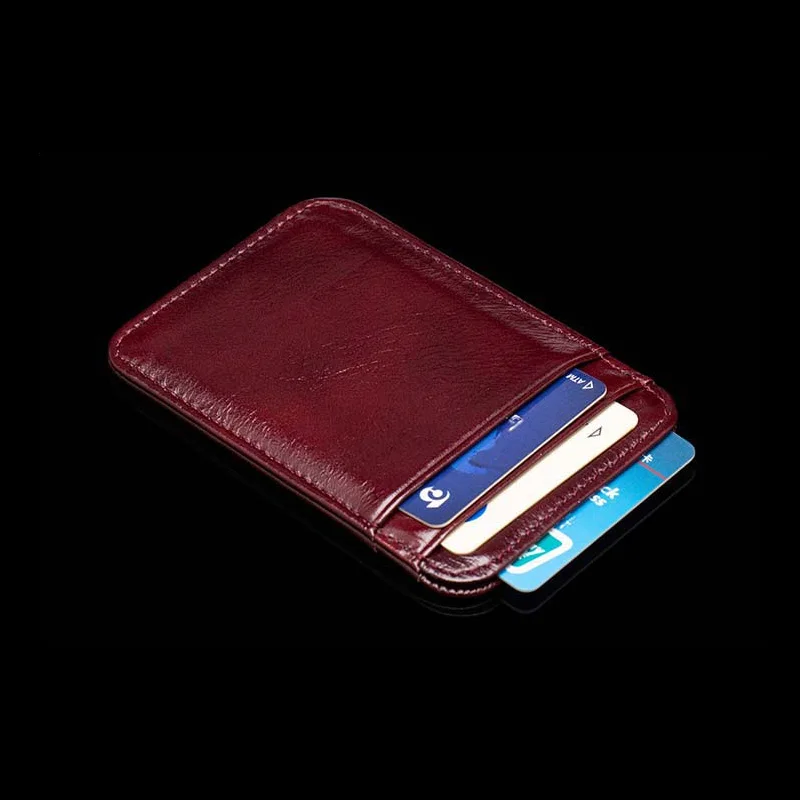 New Genuine Leather Ultra-thin card holders women Unisex Fashion Women Bank Card Package Coin Purse Bag Card Holder
New Genuine Leather Ultra-thin card holders women Unisex Fashion Women Bank Card Package Coin Purse Bag Card Holder