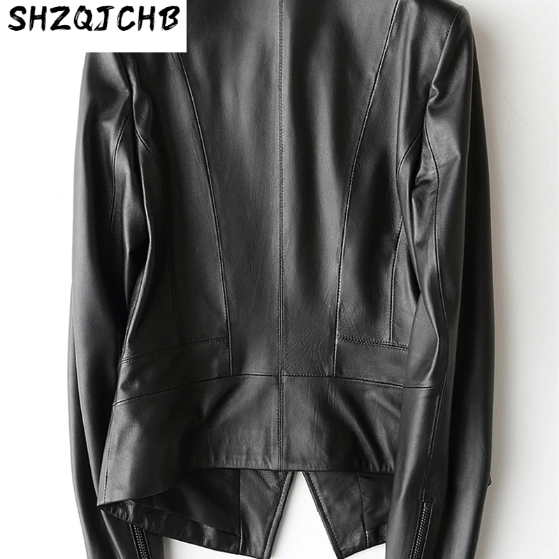 JCHB 2021 Genuine Leather Jacket Women Short Slim Soft Real Sheeskin Leather Jacket Female Spring Lady Coat Outwear LX2645
JCHB 2021 Genuine Leather Jacket Women Short Slim Soft Real Sheeskin Leather Jacket Female Spring Lady Coat Outwear LX2645