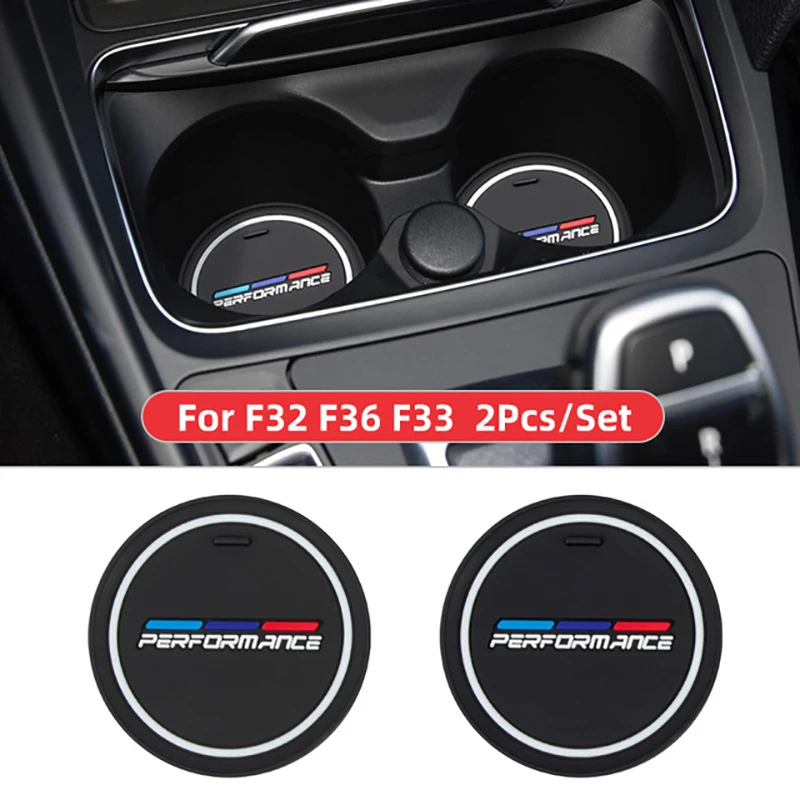 2PCS Car Interior Luminous Coasters Cup Holder Mats for BMW F30 F31 F34 F32 F36 F33 3 4 Serie M Performance Car Accessories
2PCS Car Interior Luminous Coasters Cup Holder Mats for BMW F30 F31 F34 F32 F36 F33 3 4 Serie M Performance Car Accessories