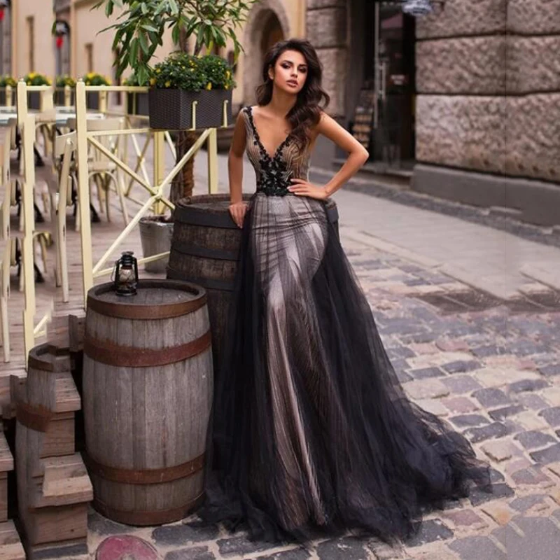 SoDigne Mermaid Prom Dress For Black Girls V Neck Sexy lace Appliqued Long Evening Dress Backless Pageant Party Gown
SoDigne Mermaid Prom Dress For Black Girls V Neck Sexy lace Appliqued Long Evening Dress Backless Pageant Party Gown