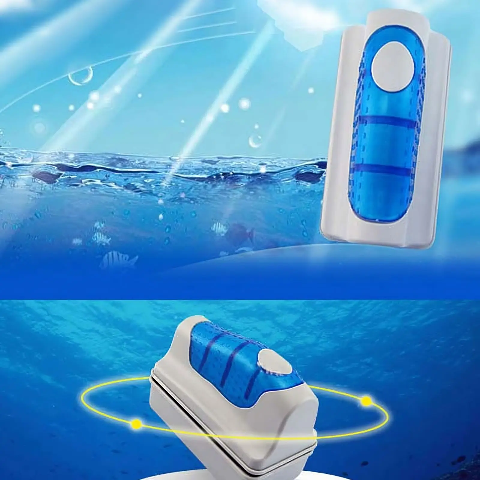 Aquarium Brush Magnetic Force Design Aquarium Wall Surface Brush Non-Slip Handle Lightweight Soft Glass Brush For Aquarium Fish 
Aquarium Brush Magnetic Force Design Aquarium Wall Surface Brush Non-Slip Handle Lightweight Soft Glass Brush For Aquarium Fish