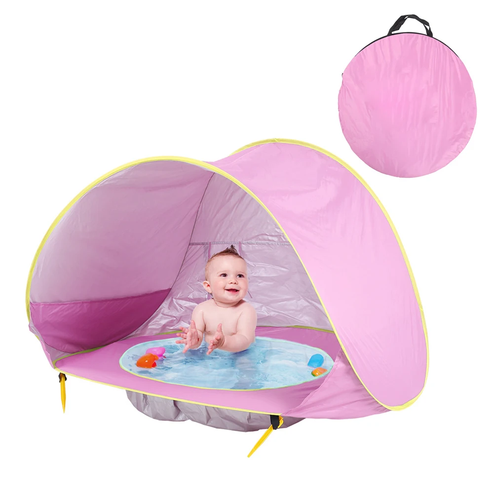 2021 Baby Beach Tent with pool Portable Waterproof Build Sun Awning UV-protecting Tents Kids Outdoor Traveling Sunshade Play
2021 Baby Beach Tent with pool Portable Waterproof Build Sun Awning UV-protecting Tents Kids Outdoor Traveling Sunshade Play