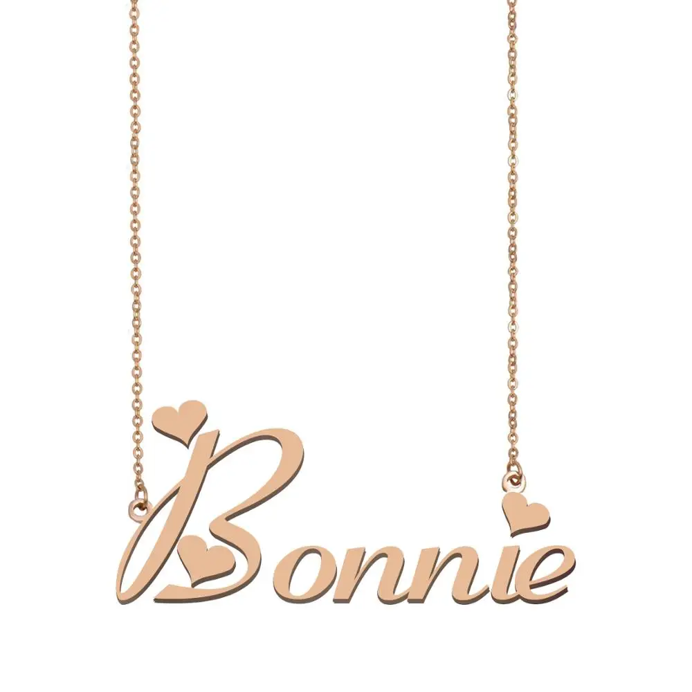 Bonnie Name Necklace, Custom Name Necklace for Women Girls Best Friends Birthday Wedding Christmas Mother Days Gift
Bonnie Name Necklace, Custom Name Necklace for Women Girls Best Friends Birthday Wedding Christmas Mother Days Gift