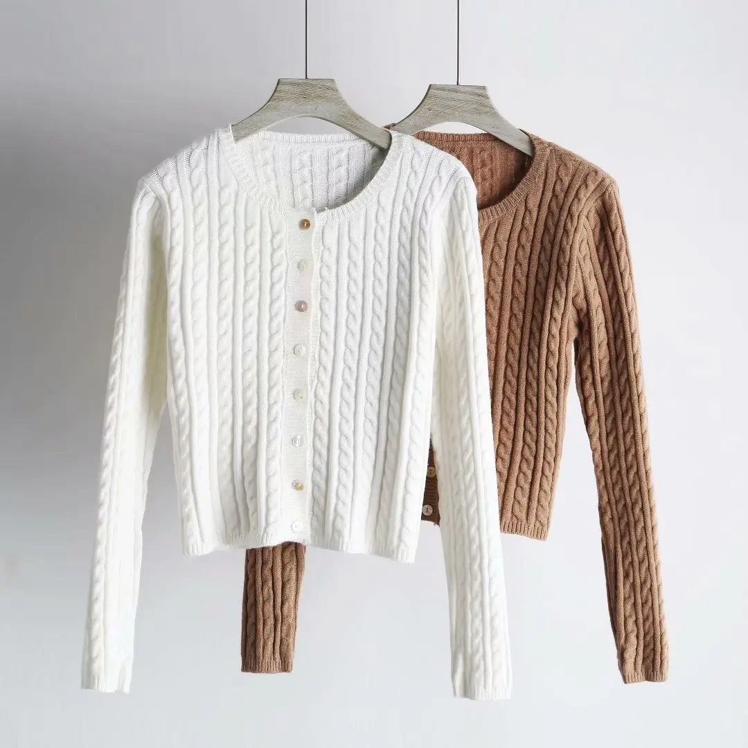 Winter tops for women knit crop sweater kawaii cropped cardigan knitted cute korean |