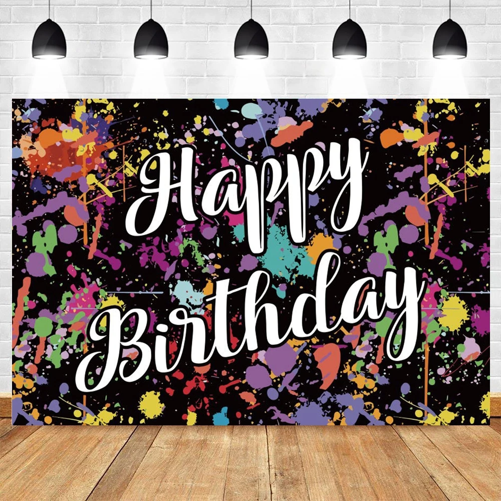 Birthday Party Backdrop Let's Glow in The Dark Graffiti Splatter Happy Birthday Party Banner Photoshoot Background Photozone
Birthday Party Backdrop Let's Glow in The Dark Graffiti Splatter Happy Birthday Party Banner Photoshoot Background Photozone