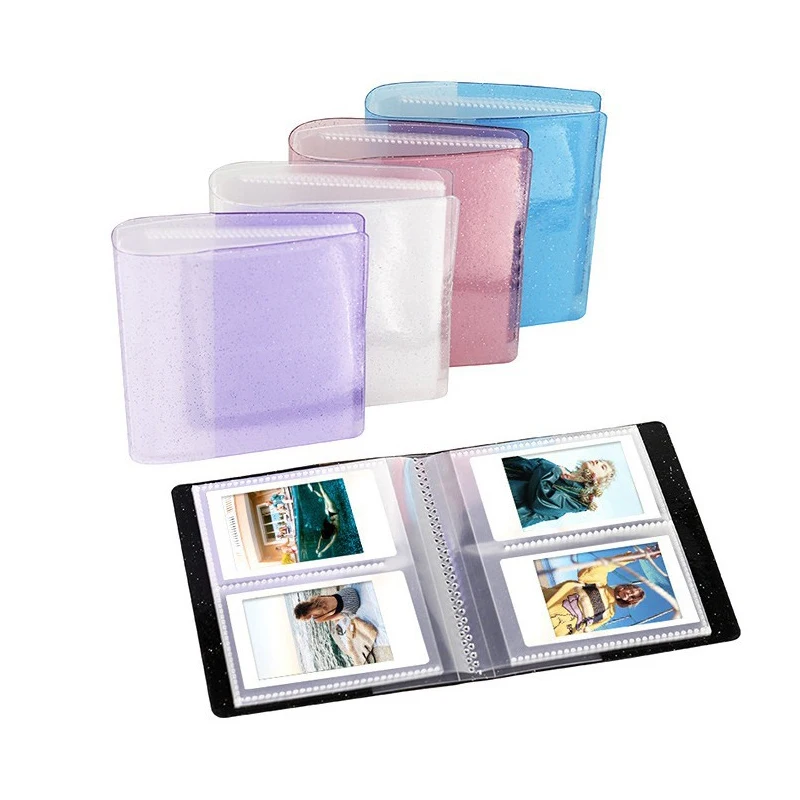 64 карманы книга альбом для ЖК дисплея с подсветкой Fujifilm Instax камеры моментальной