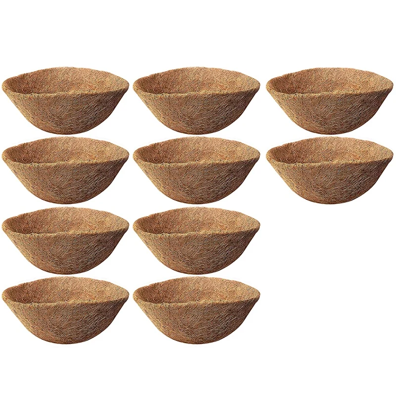 Hanging Baskets Coconut Fiber Planters, Coconut Fiber Liners, Suitable for Wall Hanging Baskets, Garden Pots
Hanging Baskets Coconut Fiber Planters, Coconut Fiber Liners, Suitable for Wall Hanging Baskets, Garden Pots