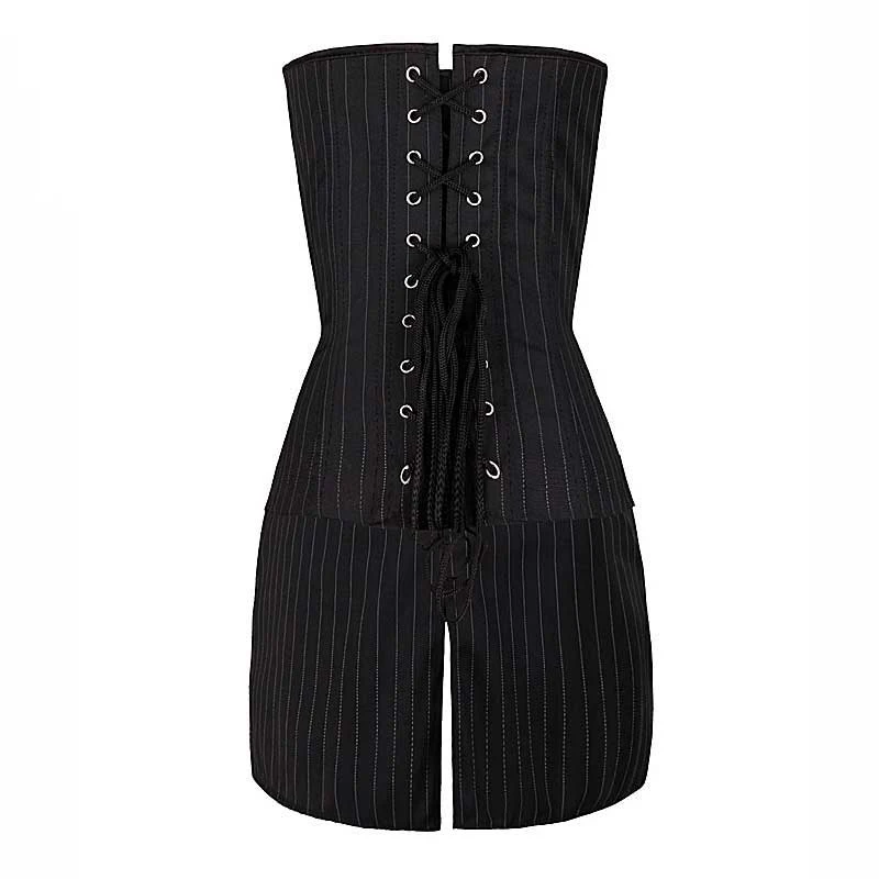 Corset Dress Suit Fish Boned Korsett For Women Office Lady Everyday Club Wear Bustier Zip Up Gorset Top & Pencil Skirt Plus Size
Corset Dress Suit Fish Boned Korsett For Women Office Lady Everyday Club Wear Bustier Zip Up Gorset Top & Pencil Skirt Plus Size