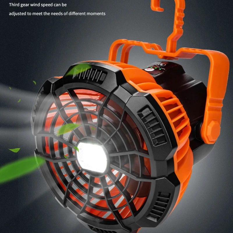 USB Rechargeable Camping Fan with LED Lantern Remote Control Timing Hanging Fan HX6A
USB Rechargeable Camping Fan with LED Lantern Remote Control Timing Hanging Fan HX6A