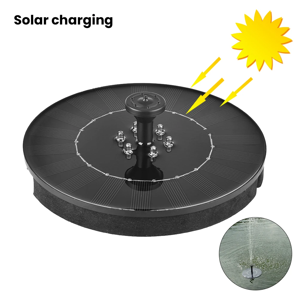 2W Ground Solar Fountain Pump Waterproof LED Solar Panel With Submersible Pump For Bird Bath Garden Fountain
2W Ground Solar Fountain Pump Waterproof LED Solar Panel With Submersible Pump For Bird Bath Garden Fountain