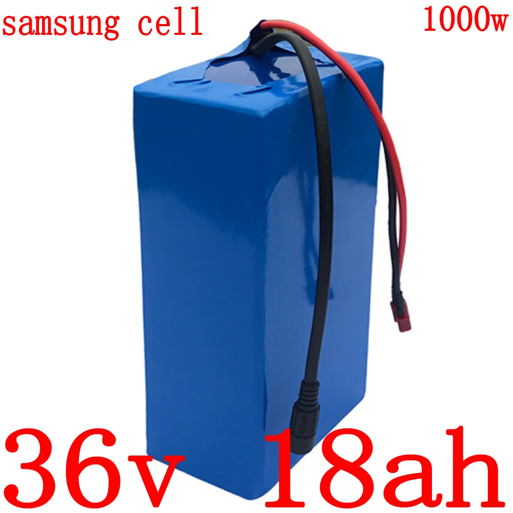 Литиевая батарея Samsung для электровелосипеда 36 В 10 Ач 12 13 15 16 18 20 25 30 500 Вт 1000 Вт|36v