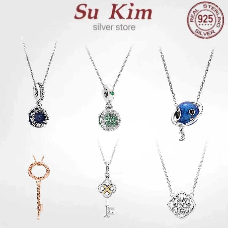 2021 New Mother's Day 2021 Series,Real 925 Sterling Silver pan necklace For Women Fit Original DIY fashion wedding Jewelry
2021 New Mother's Day 2021 Series,Real 925 Sterling Silver pan necklace For Women Fit Original DIY fashion wedding Jewelry