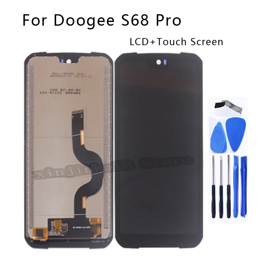 Фото Оригинальный Дисплей Для Doogee S68 Pro ЖК дисплей кодирующий преобразователь