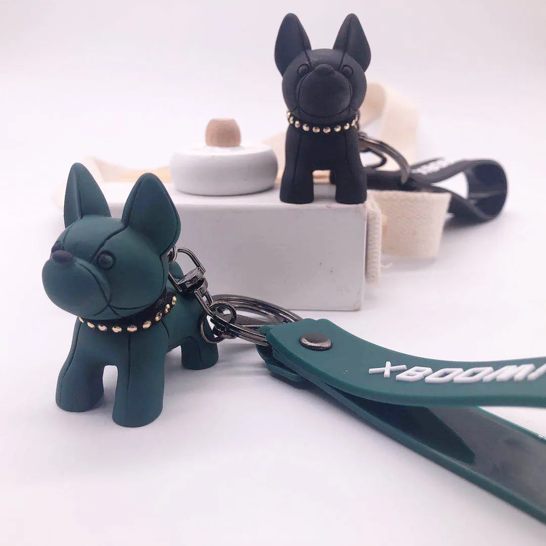 Cartoon French Bulldog Keychain Dog Leather Hand Strap Rope Pendant Car Keychain Ring Bag Pendant Exquisite Pendant Gift
Cartoon French Bulldog Keychain Dog Leather Hand Strap Rope Pendant Car Keychain Ring Bag Pendant Exquisite Pendant Gift