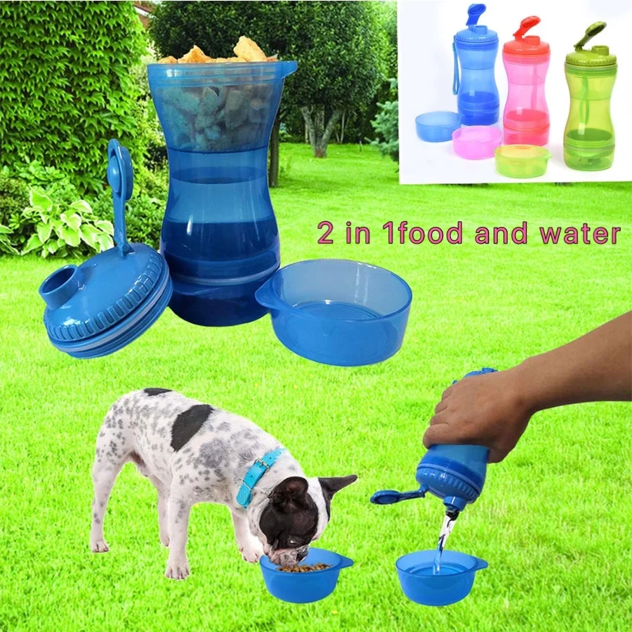 Hot 2in1 Portable Dog Drinker Outdoor Training Food Storage Bottle Pet Feeder Drinking Bowl Travel Dual-Purpose Pet Water Cup
Hot 2in1 Portable Dog Drinker Outdoor Training Food Storage Bottle Pet Feeder Drinking Bowl Travel Dual-Purpose Pet Water Cup