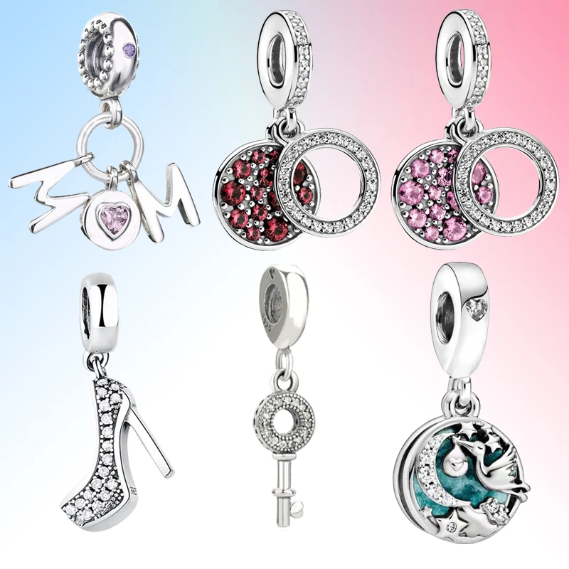 2021 Mother's Day Pendant 925 Sterling Silver High heels key flying bird Charm bead Fit Original Pandora Bracelet DIY Jewelry
2021 Mother's Day Pendant 925 Sterling Silver High heels key flying bird Charm bead Fit Original Pandora Bracelet DIY Jewelry