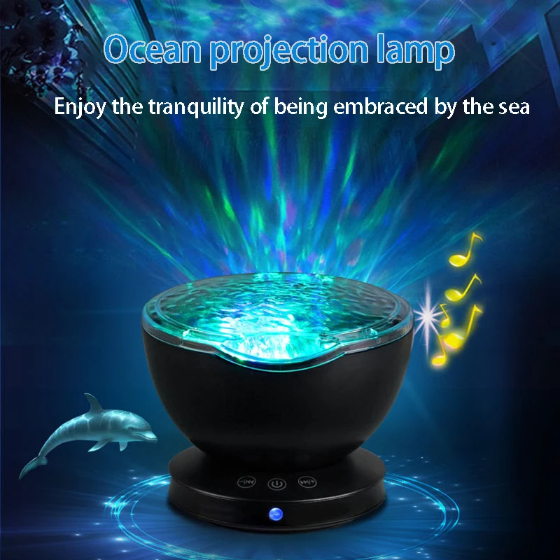 Colorful Ocean Wave Projector LED Night Light Built In Music Player Remote Control 7 Light Cosmos Star Luminaria For Kid Bedroom
Colorful Ocean Wave Projector LED Night Light Built In Music Player Remote Control 7 Light Cosmos Star Luminaria For Kid Bedroom