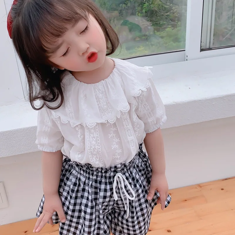 Toddler Kids Clothes Set 0-6T Summer Baby Girls Half Sleeve White Lace Blouse Tops Kids Summer Casual Cute Blouse
Toddler Kids Clothes Set 0-6T Summer Baby Girls Half Sleeve White Lace Blouse Tops Kids Summer Casual Cute Blouse