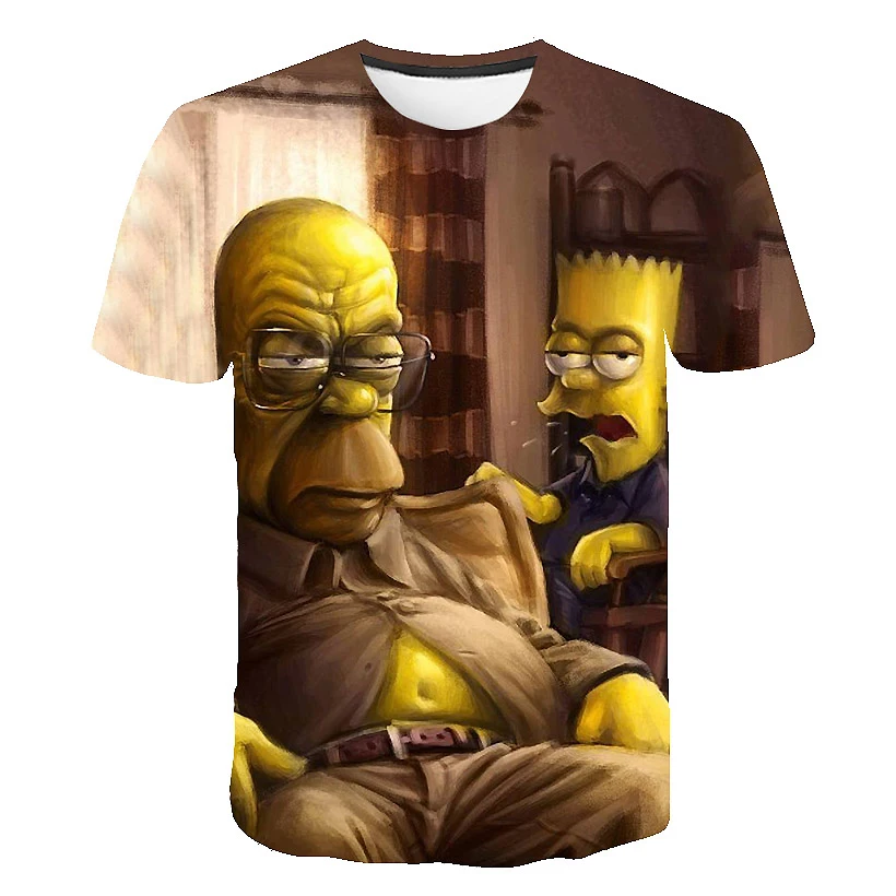 2020 Summer Men's T-shirt 3d Printing Simpson T-shirt Casual Men's Top Fashion T-shirt Fun Streetwear Hip Hop 3d Short Sleeve 
2020 Summer Men's T-shirt 3d Printing Simpson T-shirt Casual Men's Top Fashion T-shirt Fun Streetwear Hip Hop 3d Short Sleeve