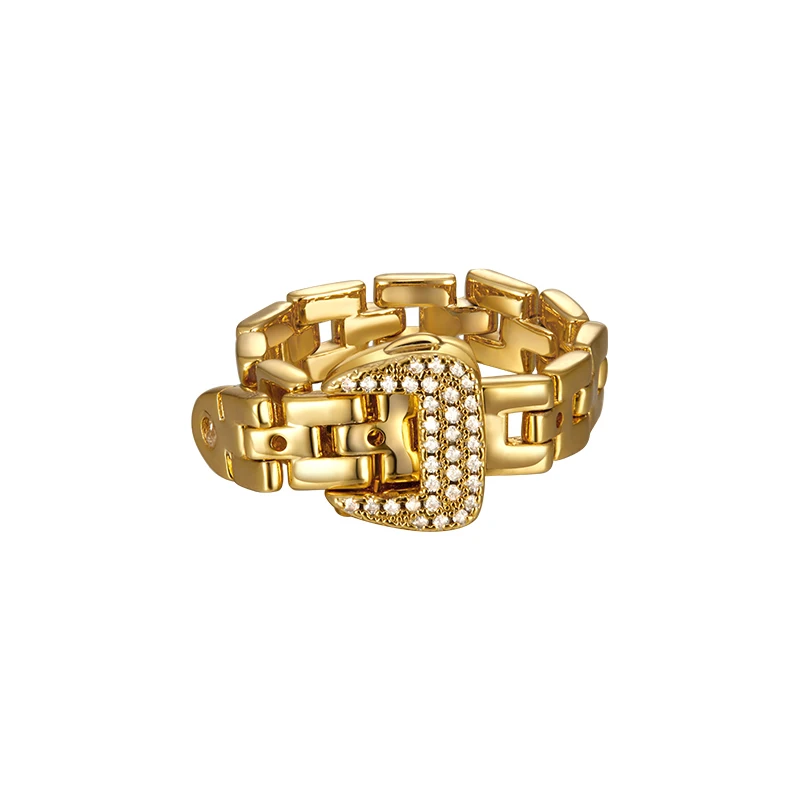 Peri'sBox Adjustable Belt Buckle Zircon Rings Detachable Metal Soft Chain Ring Luxury Statement Finger Rings For Women Men 2020 
Peri'sBox Adjustable Belt Buckle Zircon Rings Detachable Metal Soft Chain Ring Luxury Statement Finger Rings For Women Men 2020