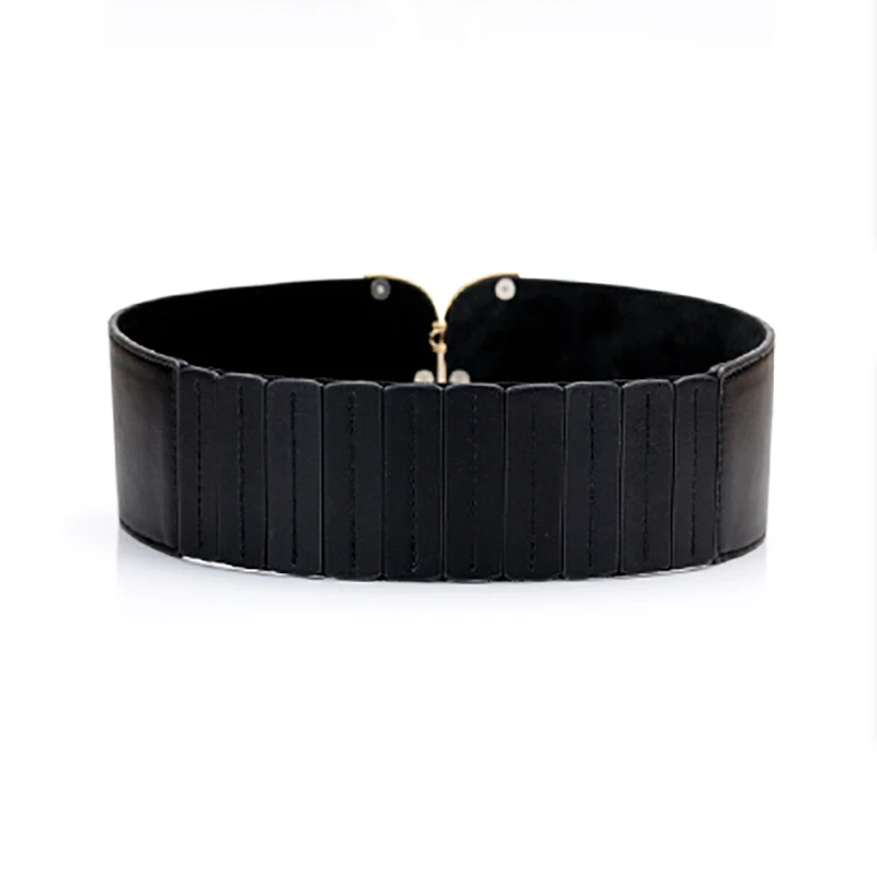 Fashion Women Elastic Belts Luxury Brand PU Leather Gold Buckle Waist Strap Stretchy Women Dress Adornment Ladies Wide Waistband
Fashion Women Elastic Belts Luxury Brand PU Leather Gold Buckle Waist Strap Stretchy Women Dress Adornment Ladies Wide Waistband