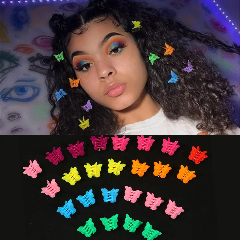 15x18mm 20/50/100/200Pcs Colorful Butterfly Hair Clips Grip Claw Barrettes Mini Clamps Jaw Hairpin Hair Styling Accessories Tool
15x18mm 20/50/100/200Pcs Colorful Butterfly Hair Clips Grip Claw Barrettes Mini Clamps Jaw Hairpin Hair Styling Accessories Tool