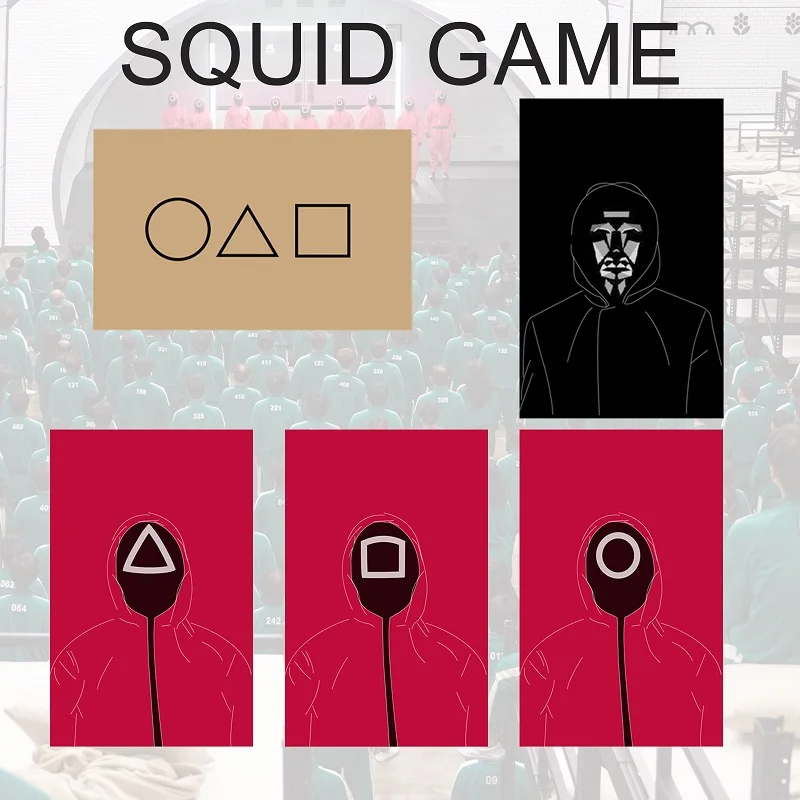 New Korea TV Squid Game Cosplay Prop Accessories Invitation Card Double Side Business Card Identify
New Korea TV Squid Game Cosplay Prop Accessories Invitation Card Double Side Business Card Identify