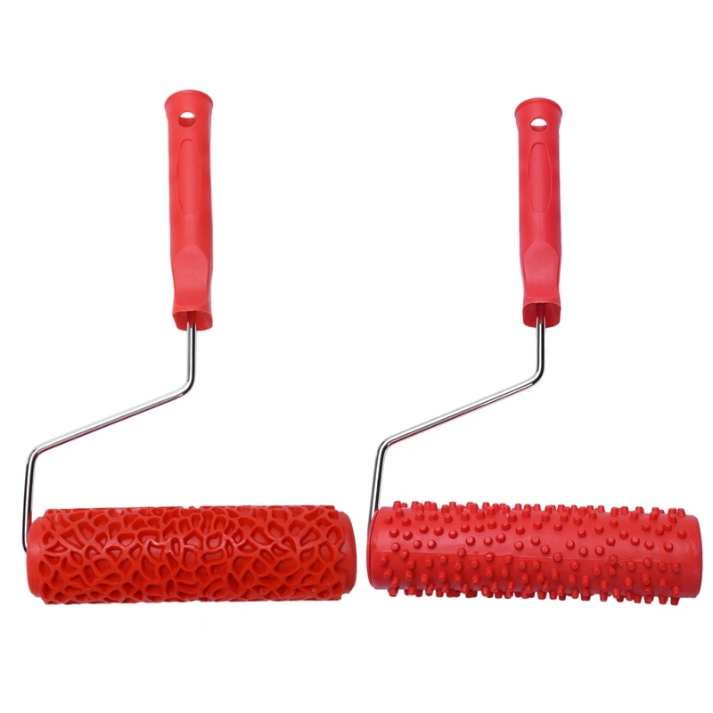 2 Pcs 7Inch Embossed Painting Roller With Plastic Handle For Wall Decor Stone EG317T & EG318T
2 Pcs 7Inch Embossed Painting Roller With Plastic Handle For Wall Decor Stone EG317T & EG318T