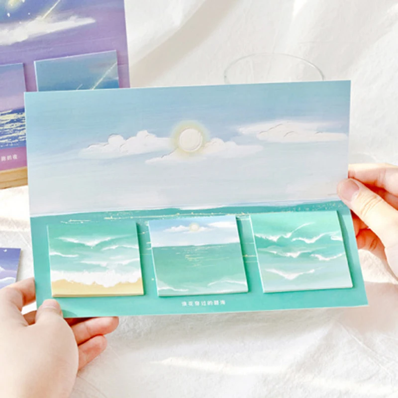 60 Sheets Watercolor Sticky Notes Memo Pad Fresh & Bright Color Self-Adhesive Notes Pad for School DIY Notebook JR Deals
60 Sheets Watercolor Sticky Notes Memo Pad Fresh & Bright Color Self-Adhesive Notes Pad for School DIY Notebook JR Deals