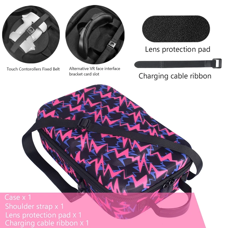 Hard EVA Pouch Handbag Protective Cover Storage Bag Box Carrying Case for -Oculus Quest 2 VR Glass and Accessories
Hard EVA Pouch Handbag Protective Cover Storage Bag Box Carrying Case for -Oculus Quest 2 VR Glass and Accessories