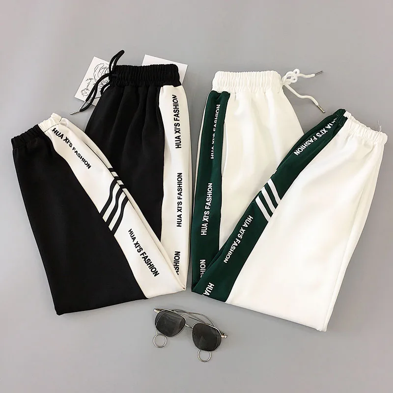 Spring Unisex Sport Pants BF Harajuku Women's Sports Pants Patchwork Hip Hop Cargo Pants Women Fashion Casual Harem Pants
Spring Unisex Sport Pants BF Harajuku Women's Sports Pants Patchwork Hip Hop Cargo Pants Women Fashion Casual Harem Pants