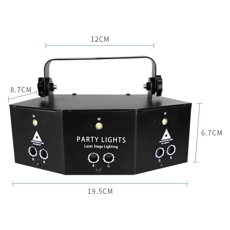 WUZSTAR 9 Eyes DMX Laser Projector Lights LED Flashing DJ Disco Party Lights Voice control Stage Lighting Effect for Club Bar
WUZSTAR 9 Eyes DMX Laser Projector Lights LED Flashing DJ Disco Party Lights Voice control Stage Lighting Effect for Club Bar
