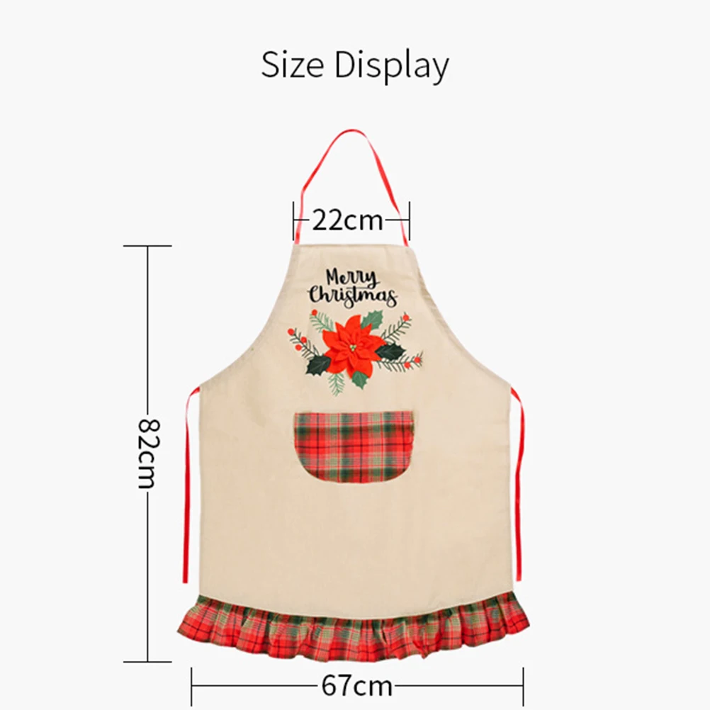Merry Christmas Apron with Front Pocket Christmas Decorations for Home Kitchen New Year Gift
Merry Christmas Apron with Front Pocket Christmas Decorations for Home Kitchen New Year Gift