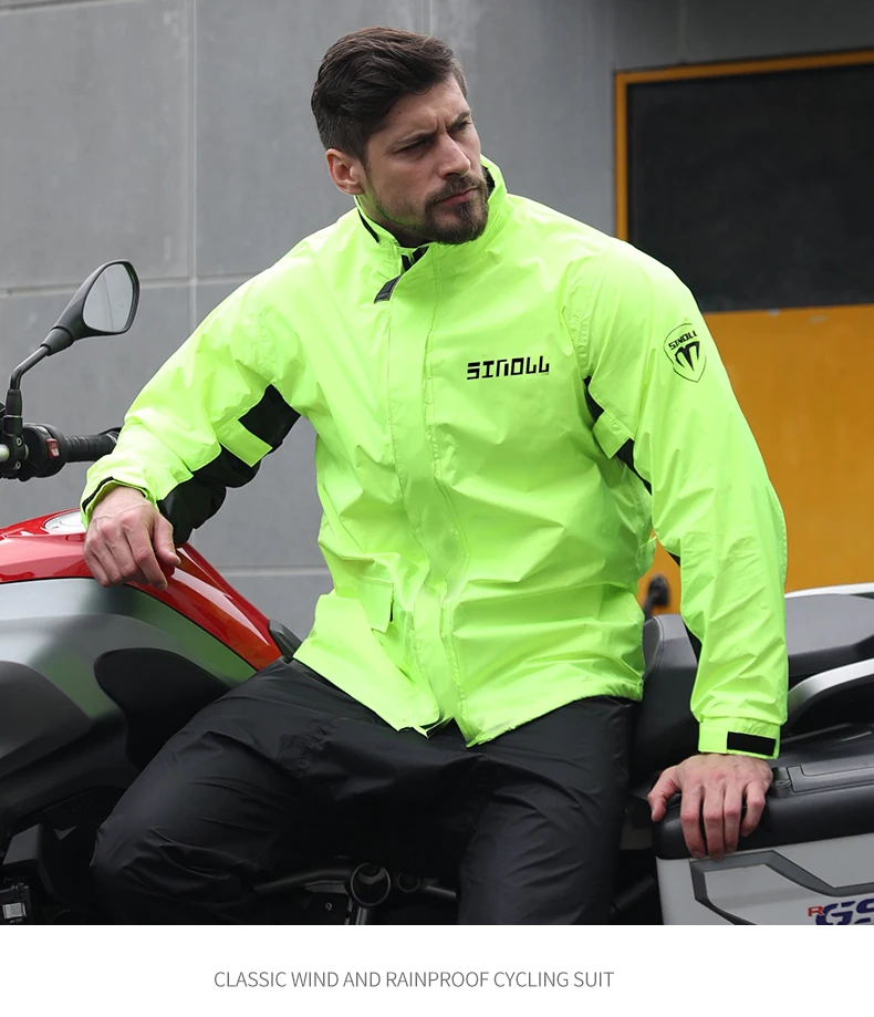 Waterproof Motorcycle Rain Coat Rain Pant Outdoor Thicken Rainstorm Hiking Poncho Adulto Regenjas Household Merchandises BE50rc
Waterproof Motorcycle Rain Coat Rain Pant Outdoor Thicken Rainstorm Hiking Poncho Adulto Regenjas Household Merchandises BE50rc