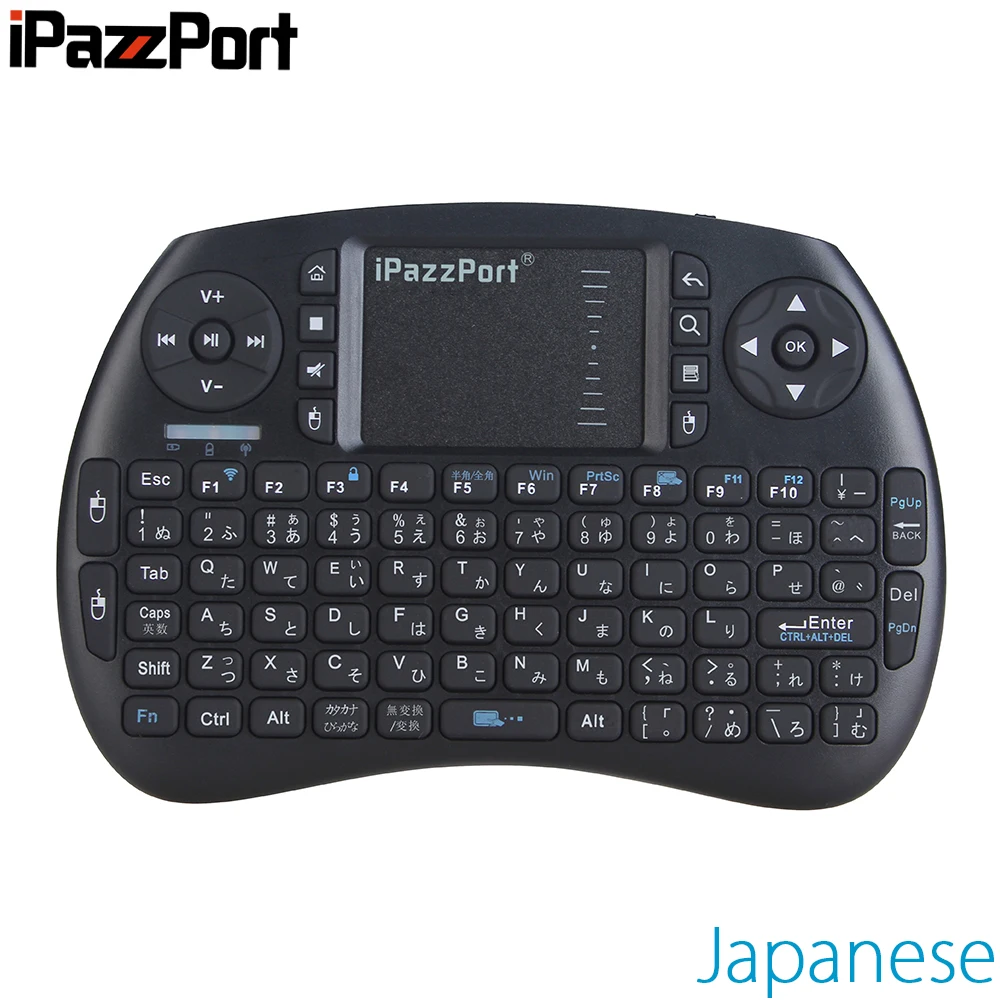 IPazzPort японская i8 Беспроводная мини клавиатура с тачпадом Air Mouse для Android TV Box Mini PC 2 4