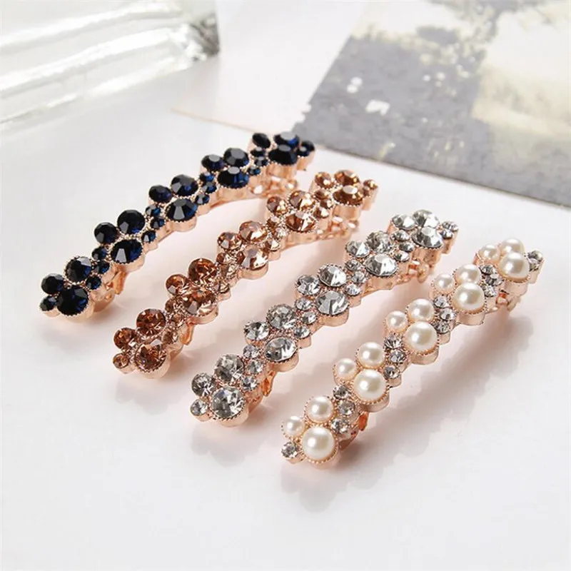 1Pc Bling Crystal Hairpins Headwear for Women Girls Rhinestone Hair Clips Pins Barrette Styling Tools Accessories 5 Colors
1Pc Bling Crystal Hairpins Headwear for Women Girls Rhinestone Hair Clips Pins Barrette Styling Tools Accessories 5 Colors