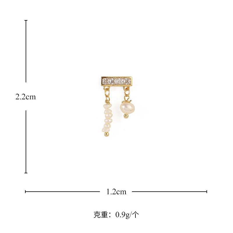 

TOSAKO Stud Earrings Gold Color Pearl Fashion Women Jewelry Minimalism Design