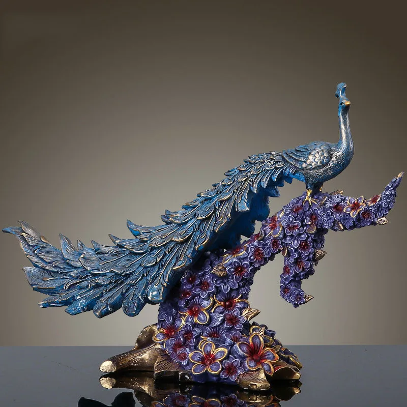 CHINESE LUCKY RESIN PEACOCK ORNAMENTS HOME LIVINGROOM TABLE ACCESSORIES CRAFTS PORCH FENGSHUI ANIMAL FIGURINES DECORATION ART
CHINESE LUCKY RESIN PEACOCK ORNAMENTS HOME LIVINGROOM TABLE ACCESSORIES CRAFTS PORCH FENGSHUI ANIMAL FIGURINES DECORATION ART