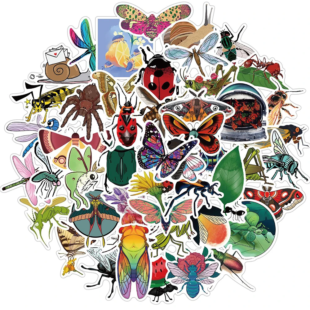 10/30/50pcs Nature Insect Stickers Funny Animal Butterfly Spider DIY Waterproof Decals Kids Toy Phone Luggage Laptop Car Sticker
10/30/50pcs Nature Insect Stickers Funny Animal Butterfly Spider DIY Waterproof Decals Kids Toy Phone Luggage Laptop Car Sticker