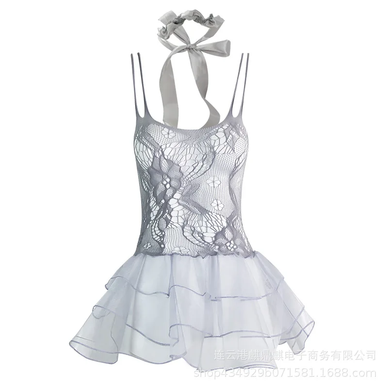 Sentiment Underwear Lace Net Gauze Holds Sexy Cross Sash To Hang Neck Perspective Skirt Belt Headdress Lovely
Sentiment Underwear Lace Net Gauze Holds Sexy Cross Sash To Hang Neck Perspective Skirt Belt Headdress Lovely