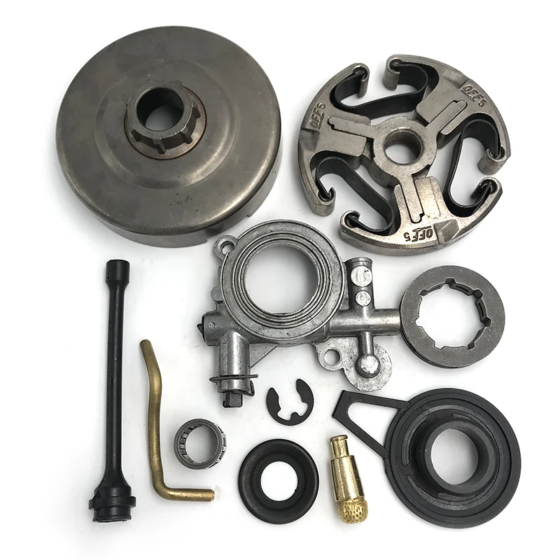 HUNDURE Oil Pump Filter Line 3/8"-7T Clutch Drum Rim Sprocket Worm Gear Kit For Husqvarna 362 365 371 372 Chainsaw Parts
HUNDURE Oil Pump Filter Line 3/8"-7T Clutch Drum Rim Sprocket Worm Gear Kit For Husqvarna 362 365 371 372 Chainsaw Parts