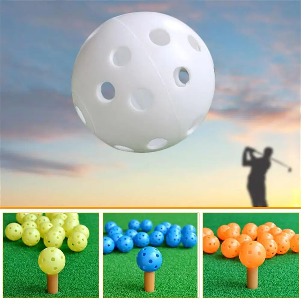 Portable Hollow Golf Balls Golf Training Balls Plastic Practicing Indoor Sports Swing Golf Hollow Ball Outdoor Trainer 10pcs
Portable Hollow Golf Balls Golf Training Balls Plastic Practicing Indoor Sports Swing Golf Hollow Ball Outdoor Trainer 10pcs